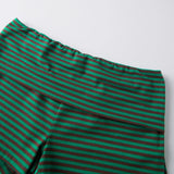 Women's Fold Over Mini Shorts Summer Fashionable Causal High Waist Bodycon Skinny Shorts Striped/Solid Color Short Pants