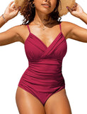 S - XXL Sexy Wrinkled One Piece Swimsuit Women Swimwear Female Monokini Swimsuits 2025 Bathing Suit Swim Beach Wear Bodysuit