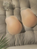 Women Push Up Bras Self Adhesive Silicone Strapless Invisible Bra Reusable Sticky Breast Lift Tape Rabbit Nipple Cover Bra 2866