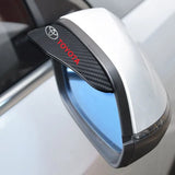 for Toyota Rav4 CHR Yaris Prius Avensis Corolla Camry Highlander GR 86 Accessories 2pcs car Rearview mirror Carbon fiber Rain