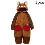 Adult Raccoon Cosplay Costume Robes Kigurumi Unicorn Onesie Anime Nightgown Halloween Cartoon Bear Pajamas Winter