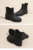 Rain Boots Women Garden Galoshes Waterproof Rubber Chelsea Boot Female Non-slip Rainshoes Fishing Water Shoes Botas Lluvia Mujer