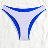 2025 Triangle Bikinis Solid Swimsuit Women Sexy Strappy Swimwear Female Bathers Bathing Swimming Swim Suit Beachwear