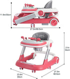 Ubravoo 2-In-1 Baby Walker With Removable Feeding Tray