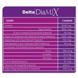 Delta Diamix: Convenient Powdered Dietary Supplement Sachets - Boost Your Nutrition Daily.
