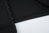 FDYOUI Y2K Streetwear Covered Buttons Black T-shirts for Women Sexy Fashion Short Sleeve Corset Ladies Slim Crop Tops Tee Shirt