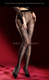 Jacquard Pantyhose Sexy Fashionable Transparent Mesh Pantyhose Pure Desire For Woman Mesh Nightclub Wear Pantyhose Charming 7IT1