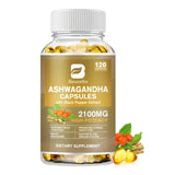 Beworths Ashwagandha Root Extract Capsules for Sleep Anxiety Relief
