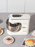 SUNATUR 10L Stand Mixer 2200W, 304 Stainless Steel Bowl, 11+P Speed Batidora, Timed Fermentation Dough Kneader, Egg Beater & Mea