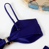 High Waist Bikini Women's Swimsuit Two-piece Bathing Suits Bandeau Woman Swimwear Trend Bikinis Sets Brazilian Beach Wear