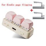 Multi-functional Keyboard Page Turner Short Video Slide PPT PDF Page Flipping Music Switch Take Photos Blue Tooth Remote Control