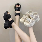 New Sports Sandals for Women Flat Bottomed Beach Shoes Thick Soled Casual Women Shoes Sandalias De Mujer 2025
