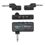 VITOOS Electric Guitar Plug Mini Headphone Amp Amplifier Heavy Rock Compact Portable
