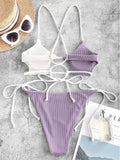 2025 String Bikini Women Brazilian Swimsuit Sexy Push Up Swimwear Female Bathers Bathing Swimming Suit Summer Beachwear