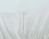 Foridol White Summer Linen Women Blouse Off Shoulder Lantern Sleeve Short Blouse Top 2025 Spring Smocked Pelpum Top New