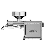 2025 Upgraded Oil Press Machine,110V/220V Dual Voltage,Low Noise Easy Clean Small Business/Household, Food Grade Stainless Steel