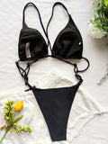 High Cut Out G String Female Swimwear One Piece Swimsuit Women Mini Micro Thong Monokini Bather Backless Bathing Suit Swim Wear