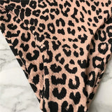 Sexy Leopard Polka Dot Knotted Brazilian Bikini Women Swimwear Female Swimsuit Two-pieces Bikini Set Bather Bathing Suit V643