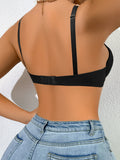Everyday Women's Solid Basic Bra Padded Push-Up Bra Seamless Enhanced Cleavage Women's Underwear
