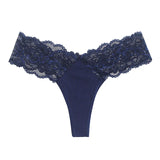 1pcs 1-4XLLace Sexy Women G-string Low-Rise Red Perspective Floral Panties Breathable Intimate Lingerie Ladies Thongs Underwear