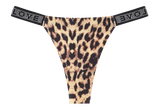 New Women's Smooth Low Waist Sexy Panties Women Thongs Rhinestones Letter Diamonds G-string Sports Thong Briefs T-back Shiny