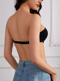 Trendy daily commute Strapless bra Comes with Clear Detachable Straps Push up bra Comfortable basic style women lingerie