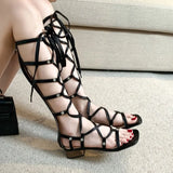 Sandals Women Boots Shoes Casual Knee High Shoes Strap Women  Dressy Summer Women's Fashion Shoes
