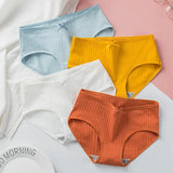 Cotton Panties Sexy Women Lingerie Women's Briefs Underpants Low Waist Panty Intimates Comfy Breathable Seamless Underwear