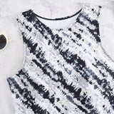 2026 Printed Tankini Set Two Pieces Swimsuit Women Drawstring Swimwear Female & Long knee Shorts Bathing Swimming Swim Suit