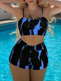 2026 Print String Bikini Swimsuit Women High Waist Shorts Swimwear Female Bathers Bathing Swimming Swim Suit Beachwear