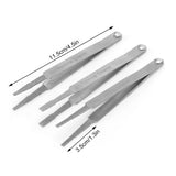 3PCS Electrical Connector Tweezer Terminal Cleaner Set Auto Repairing Hardware Tool for Small Electrical Spade Pin Connector