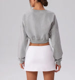 Spring Summer Button-Up Long-Sleeved Sports Jacket Outdoor Front Button Fitness Yoga Workout Coat Gym ActiveWear Top