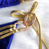 Bikini 2026 Sexy Backless Golden Rhinestone Metal Strap Hollow Swimwear Swimsuit Women Halter Bikinis Set Bathing Suit Banadores