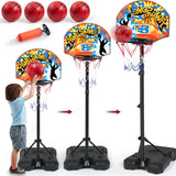 Joyfy Adjustable Kids Basketball Hoop With 4 Balls