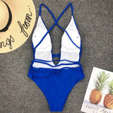 Sexy Deep V Neck Wrap Around Female Swimwear One Piece Swimsuit Women Backless Monokini High Leg Cut Bathing Suit Swim Beachwear
