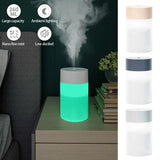 LED Lamp Essential Oil Diffuser Car Purifier Aroma Anion Mist Maker Portable 260ML Mini Humidifier USB Ultrasonic Air Humidifier