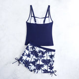 2026 Strappy Tankini Set Two Pieces Swimwear Female Beach Wear Swimsuit Women Bathers Bathing Swimming Swim Suit Beachwear
