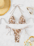 2026 Halter String Triangle Two Piece Bikini Women Swimwear Female Swimsuit Bathers Bathing Swimming Suit Beachwear Summer