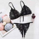 Transparent Sexy Lace Bra Set Exotic Sets Hollow Bra And Panty  Women Prints Intimates Underwear Porn Fancy Sexy Luxury Lingerie