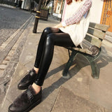 Skinny Pants Long Comfortable Bodycon Women Leggings Casual Trousers PU Leather Pants Female Sexy Lady Trousers