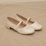 New Chinese Style Mary Jane Women's Shoes Hot Sale Of The Season Spring Summer Fairy Tale Cheongsam Shoes Beautiful Thick Heel