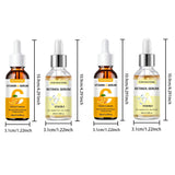 YOUNGCOME 2pcs Vitamin C and Retinol Fortified Serum Rich in VC Keep Skin Hydrated and Smooth Smooth Fine Lines and Wrinkles