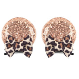 Christmas 2.8"Mouse Ears Hair Clips For Children Sequins Bow Hairpins Girls Festival Party DIY Hair Accessories