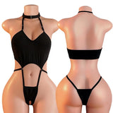 Sexy Adult Bodysuit Women's Open Butt Seduction Lingerie Maid Costume Role Play Erotic Babydolls Crotchless 18xxx Underwear 2026