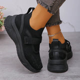 Shiny Crystal White Platform Sneakers Women Comfort Knitted Breathable Walking Shoes Woman Casual Non-Slip Sport Shoes Ladies