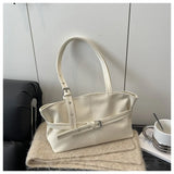 Winter Style Women's Retro Minimalist Tote Shoulder Bag 2025 Autumn Large Capacity Commuting Top-Handle Hand Bags for Women