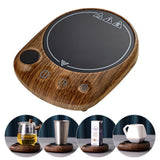 Electric Beverage Heating Plate 200W Smart Milk Tea Coffee Cup Mug Warmer for Desk 5 Temperatures with Timer Automatic Shut Off