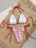 Sexy Micro Bikini Women Swimsuit Trend Two-piece Thong Bikini Set Lace Up Beach Wear Female Swimwear for Woman Bathing Suit