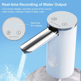 Electric Water Gallon Pump Automatic Water Pump 19 Liters Foldable Desktop Water Bottle Pump USB Rechargeable Water Dispenser
