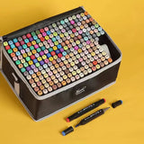 262 Color Marker Pen Set Double Head Brush Pens Art